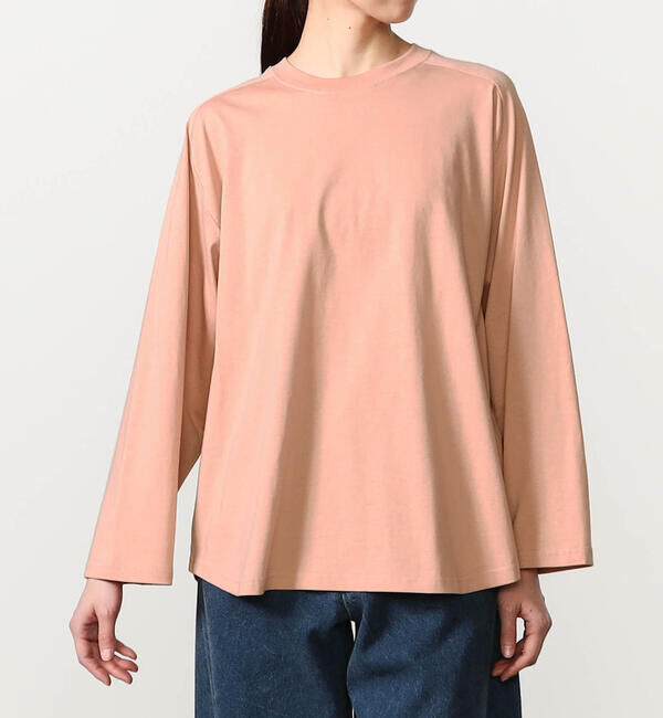  「alvana | 〈別注〉クルーネック 長袖Tシャツ WOMEN」|Tシャツ・カットソー|PINK系1
