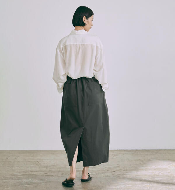  「nicholson & nicholson | チノ ロングスカート WOMEN」|スカート|