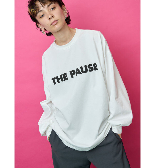 THE PAUSE「【THE PAUSE】THE PAUSEロングスリーブTシャツ」|Tシャツ・カットソー|