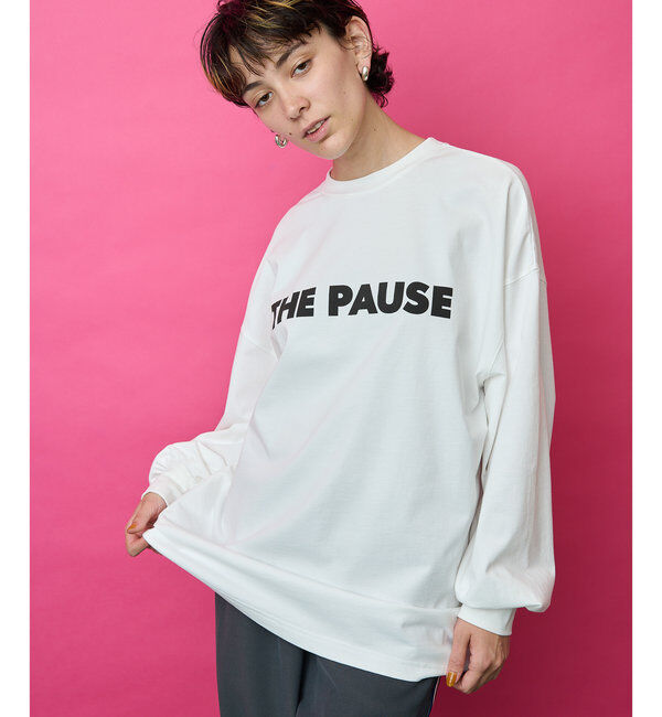 THE PAUSE「【THE PAUSE】THE PAUSEロングスリーブTシャツ」|Tシャツ・カットソー|