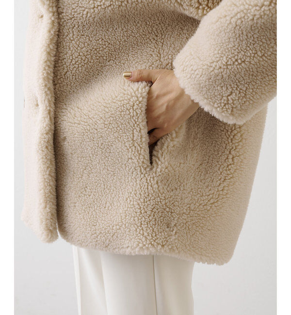 THE PAUSE「【THE PAUSE】ボアダブルコート」|その他|