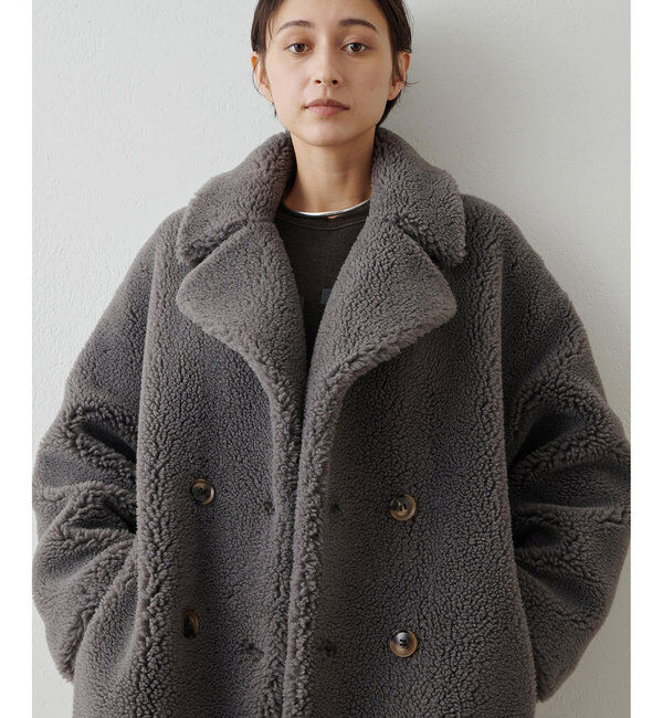 THE PAUSE「【THE PAUSE】ボアダブルコート」|その他|