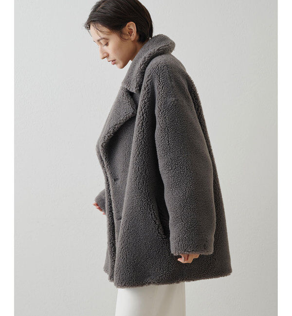 THE PAUSE「【THE PAUSE】ボアダブルコート」|その他|