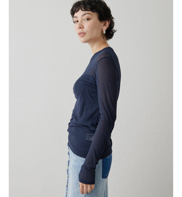  「シアーフライスクルーネックプルオーバー」|Tシャツ・カットソー|