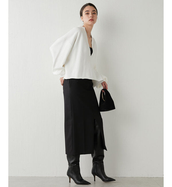  「スウェットVネックプルオーバー２」|Tシャツ・カットソー|