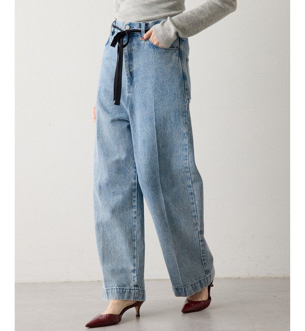  「センタープレスデニムパンツ」|デニム|