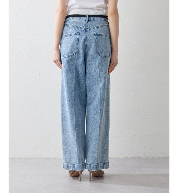  「センタープレスデニムパンツ」|デニム|