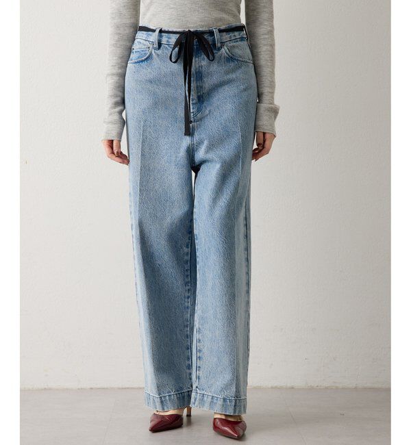  「センタープレスデニムパンツ」|デニム|