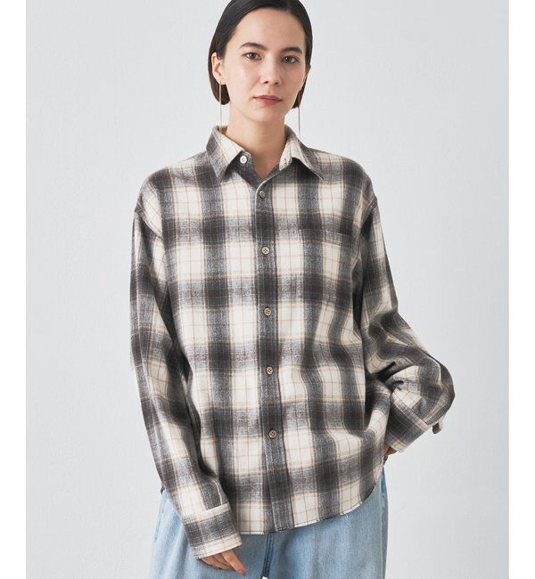  「シャギーチェックシャツ」|シャツ・ブラウス|