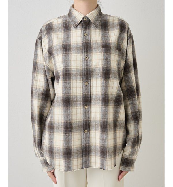  「シャギーチェックシャツ」|シャツ・ブラウス|