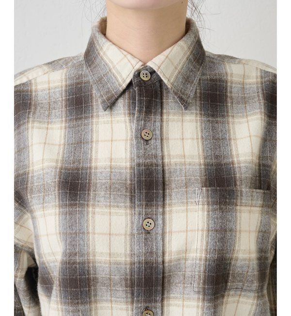  「シャギーチェックシャツ」|シャツ・ブラウス|