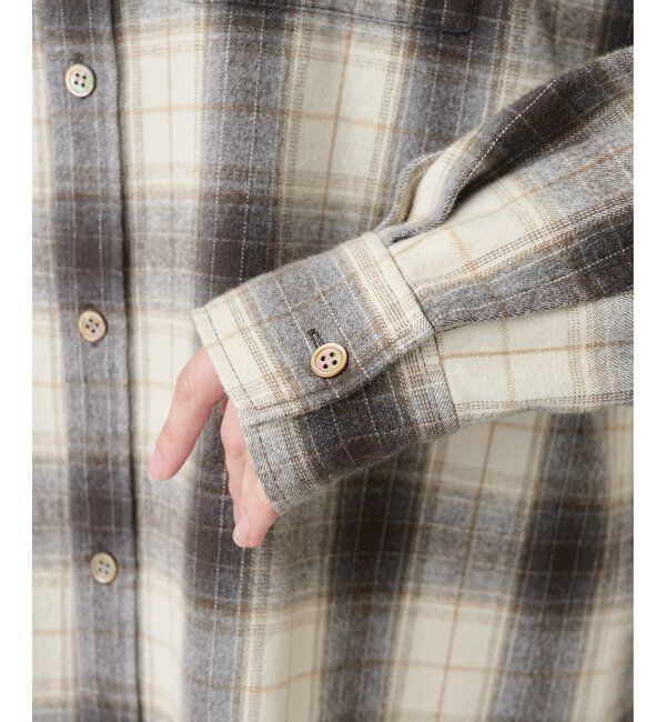  「シャギーチェックシャツ」|シャツ・ブラウス|