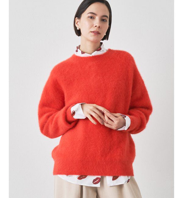  「ファークルーネックプルオーバー」|ニット・セーター|