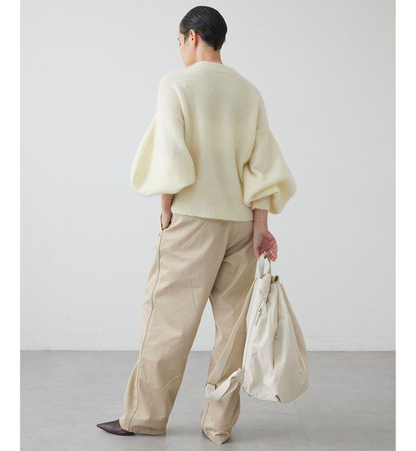 THE PAUSE「【THE PAUSE】バレルスリーブニット」|ニット・セーター|