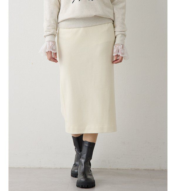  「圧縮スムースタイトスカート」|スカート|