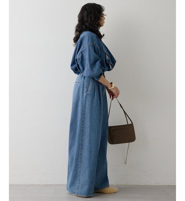  「フリルデニムブラウス」|シャツ・ブラウス|