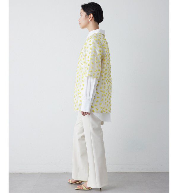 THE PAUSE「【THE PAUSE】フラワージャガードブラウス」|シャツ・ブラウス|