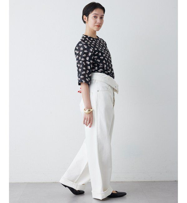 THE PAUSE「【THE PAUSE】フラワージャガードブラウス」|シャツ・ブラウス|