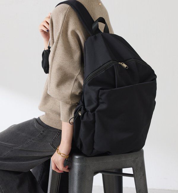  「【強撥水/大容量/PC収納ポケット付】撥水10ポケットリュック」|トートバッグ|