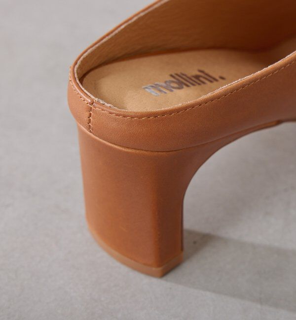  「【Mollini/モリーニ】レザーミュールスリッポン」|サンダル|