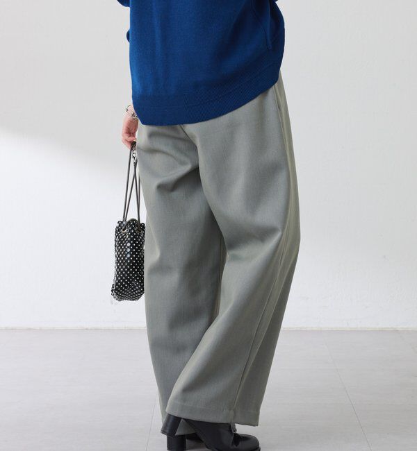  「裏起毛ボンディングイージーパンツ」|チノ|