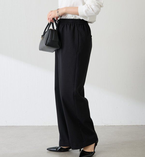  「裏起毛ボンディングイージーパンツ」|チノ|