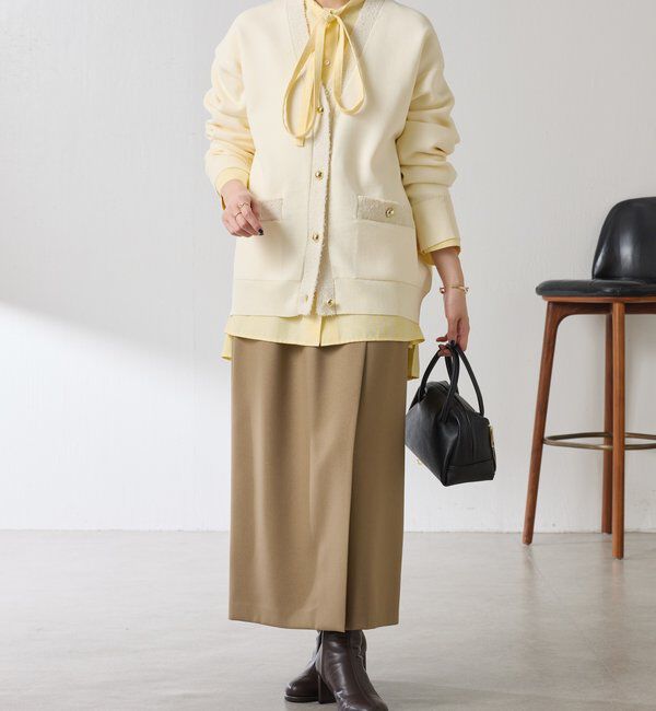  「ハーフミラノニットカーディガン」|ニット・セーター|