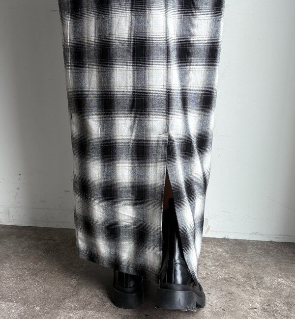  「オンブレチェックワンピース」|ワンピース|