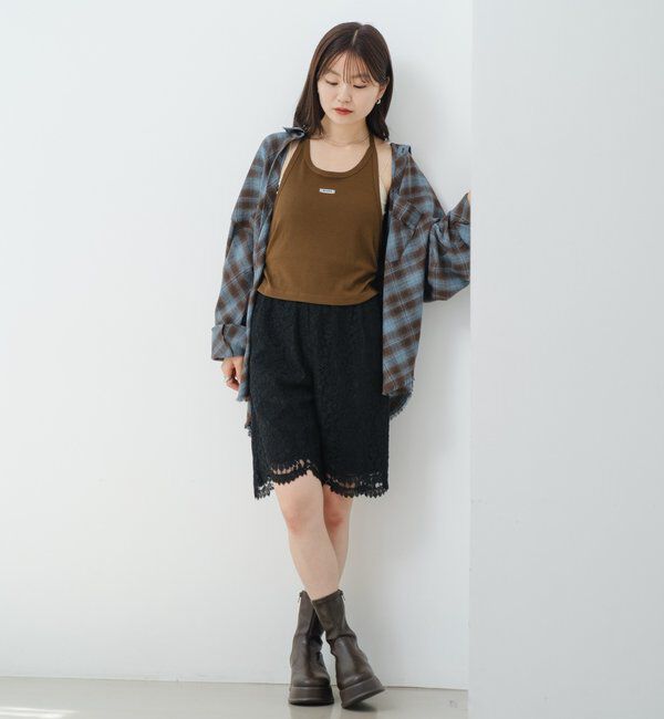  「レースバイカーパンツ」|チノ|