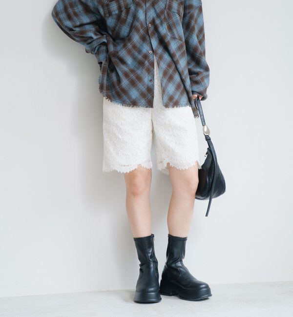  「レースバイカーパンツ」|チノ|