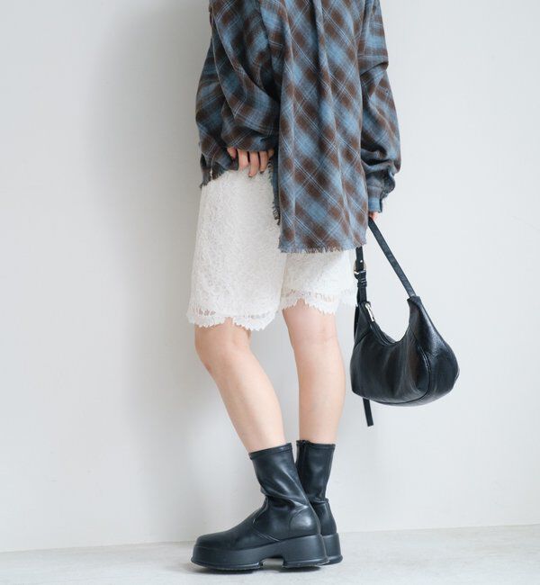  「レースバイカーパンツ」|チノ|