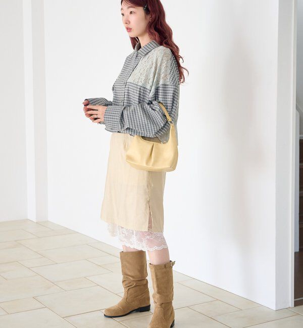  「パッチワークレースシャツ」|シャツ・ブラウス|