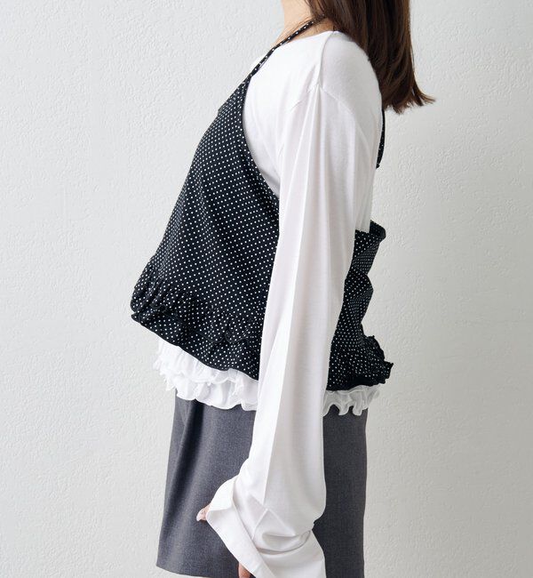  「ドットフリルキャミSET」|Tシャツ・カットソー|