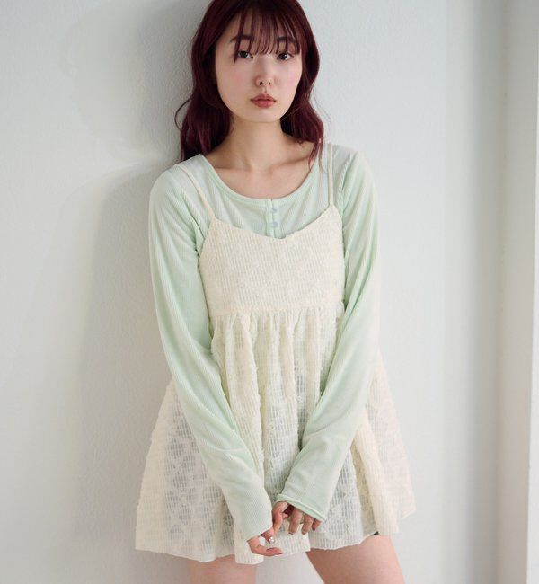  「フラワージャガードチュニック」|シャツ・ブラウス|