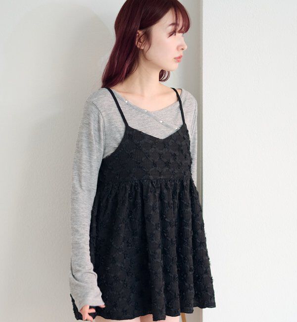  「フラワージャガードチュニック」|シャツ・ブラウス|