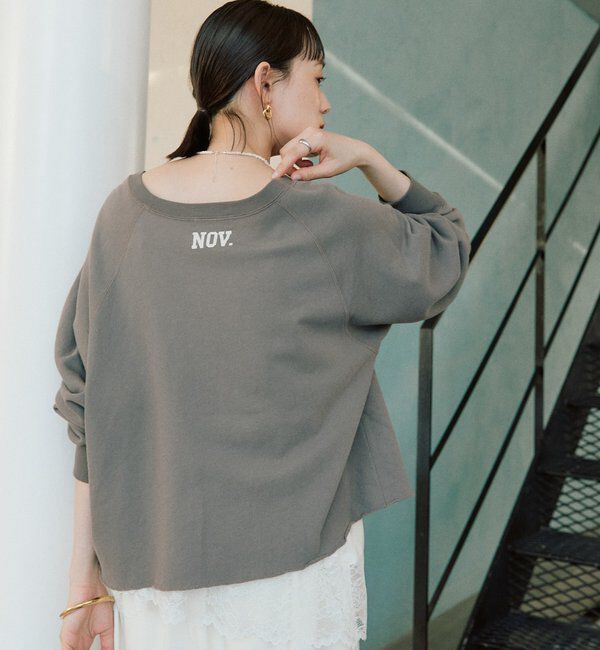  「【Yossshiiii企画】ワイドロゴカットオフスエット」|Tシャツ・カットソー|