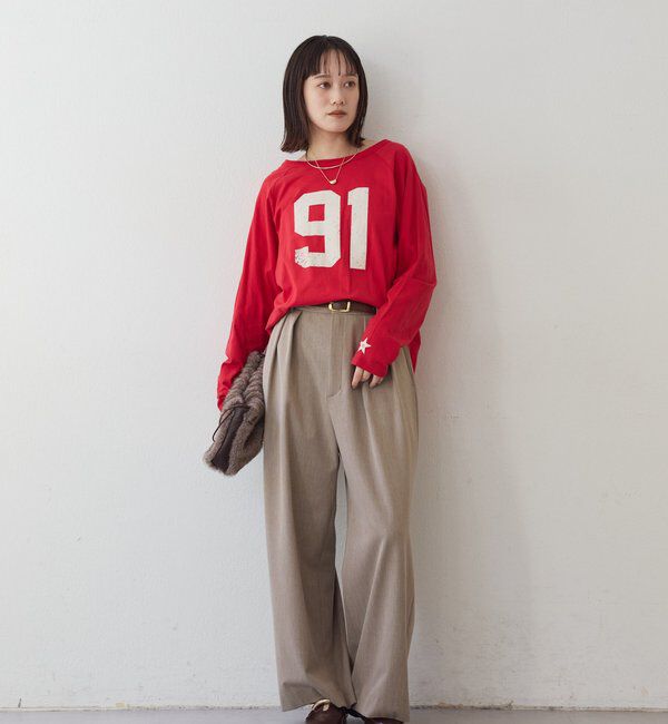  「【ロゴがキャッチー】Ninety-One ロンTee」|Tシャツ・カットソー|