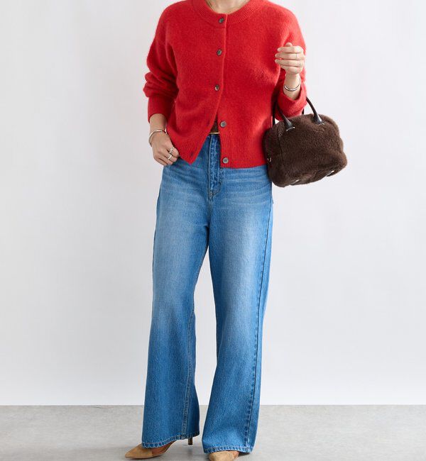  「【MONN.:.(モン)】バギーデニムパンツ」|デニム|