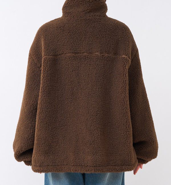  「【リバイバル/暖かみのある素材感】テディボアZIPコート」|その他|