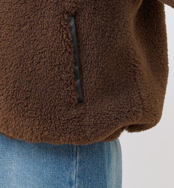  「【リバイバル/暖かみのある素材感】テディボアZIPコート」|その他|