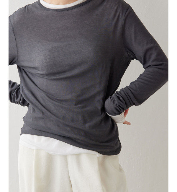 La nature linge「【La nature linge】NEWロングスリーブTシャツ」|Tシャツ・カットソー|