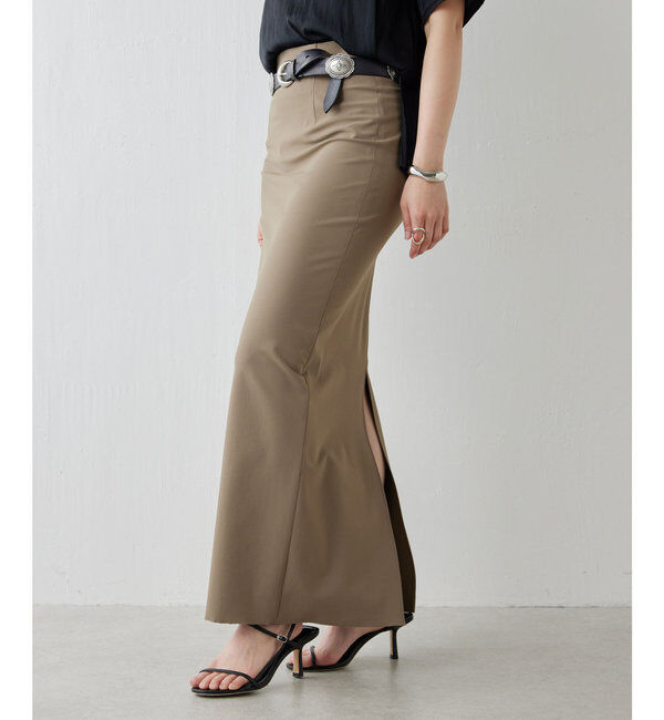  「【新色登場！】【3サイズ展開】ストレッチマキシタイトスカート2」|スカート|