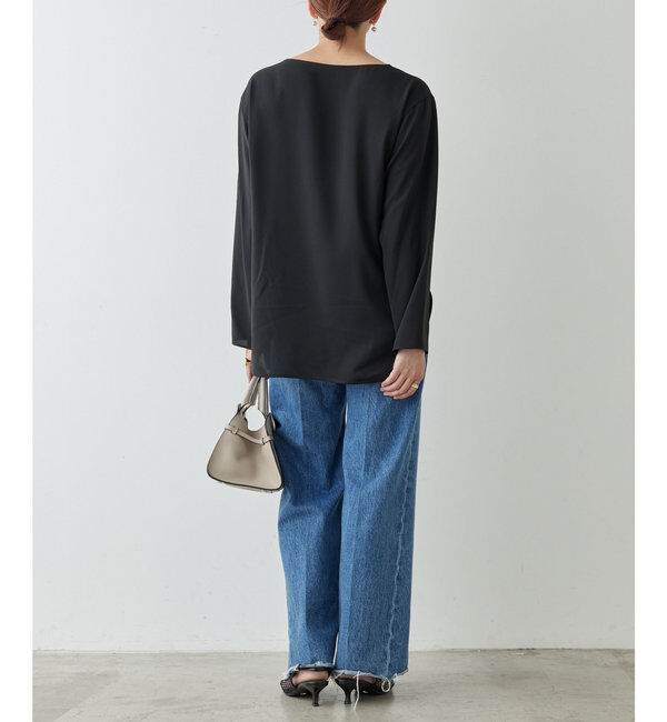  「ラウンドブラウスTee」|シャツ・ブラウス|