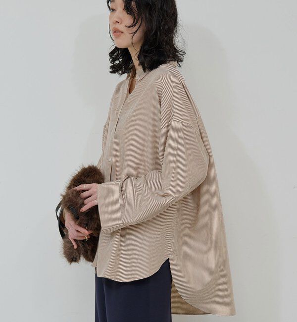  「【ルミネ限定カラーあり！】ツイルオーバーシャツ」|シャツ・ブラウス|