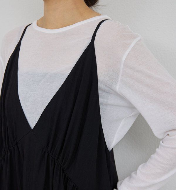  「【万能ワンピース】【オールシーズン活躍】ディープVキャミワンピース」|ワンピース|