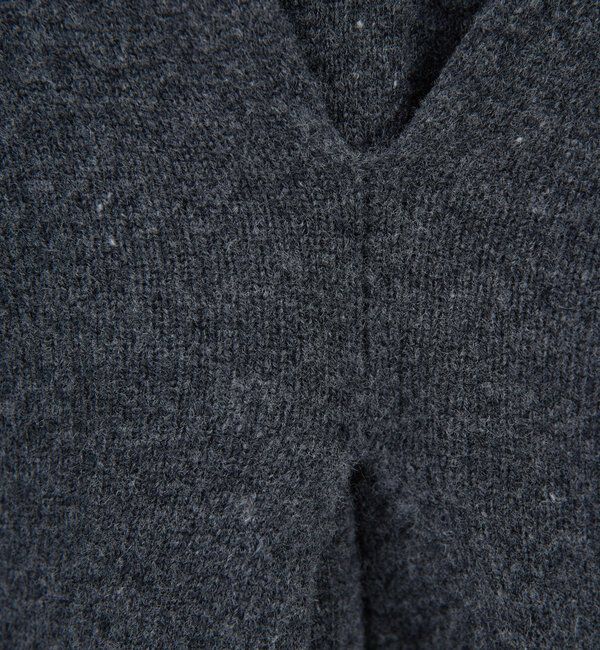  「ウールカシミヤタックVプルオーバー」|ニット・セーター|