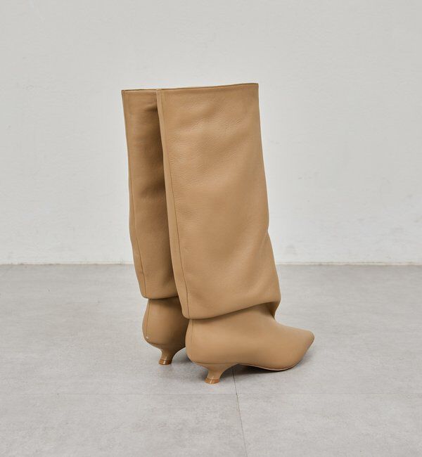  「【2.718】ドレープロングブーツ」|ロングブーツ|