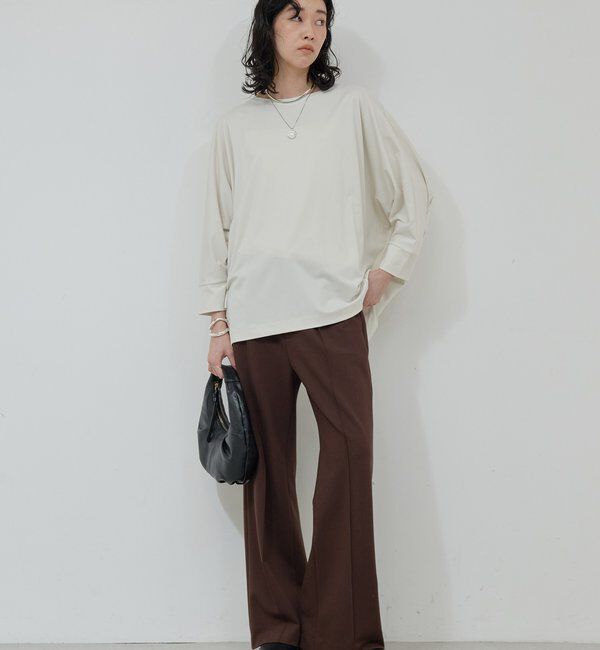  「【楽ちん&times;美脚】【セットアップ対応】ポンチスラックス」|チノ|