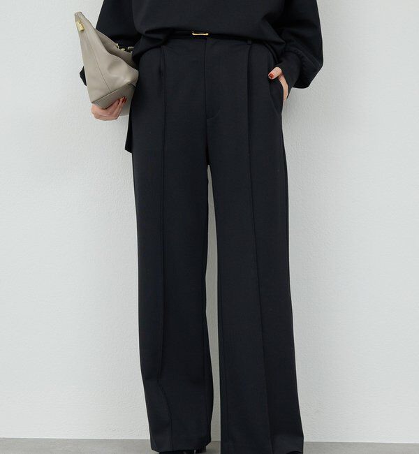  「【楽ちん&times;美脚】【セットアップ対応】ポンチスラックス」|チノ|