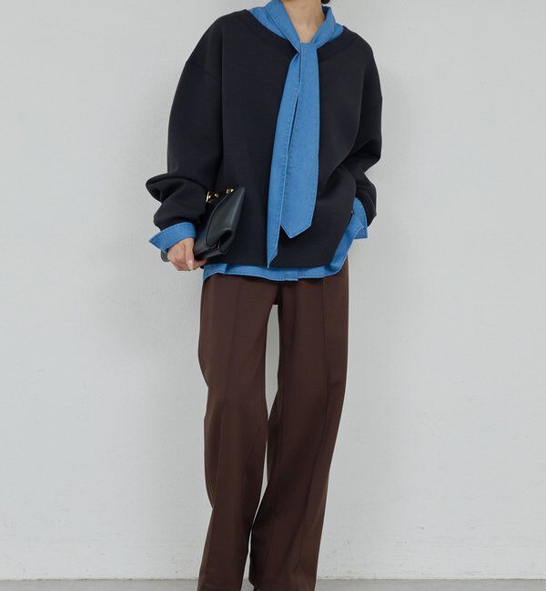  「デニムボウタイブラウス」|シャツ・ブラウス|